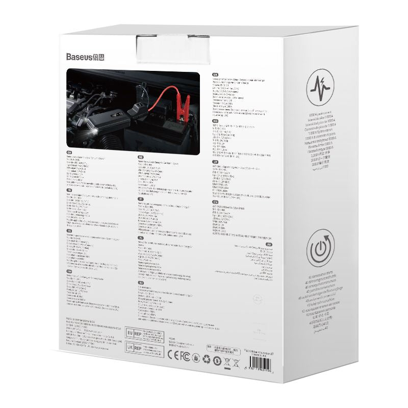 Baseus Super Energy Air Démarreur de Voiture 10000mAh 1000A – ( CGNL020101 )