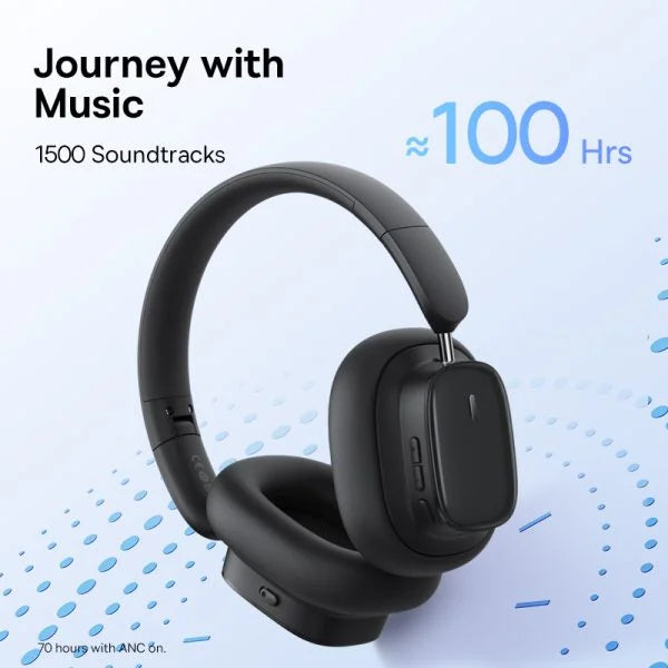 Baseus Casque Bowie H1i  Sans Fil – Wireless Headphones NOIR (A00050402113-00)