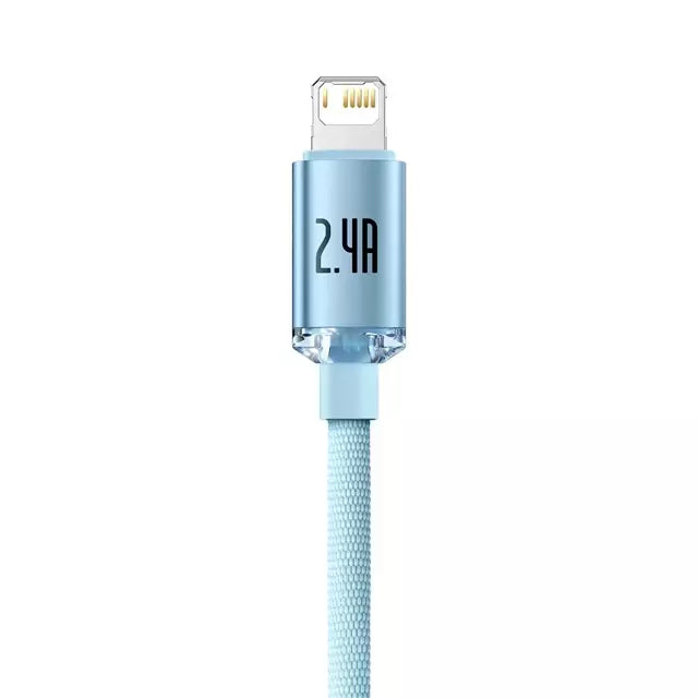 Baseus Cable USB – Lightning 2,4A /1,2m blue (CAJY001103)