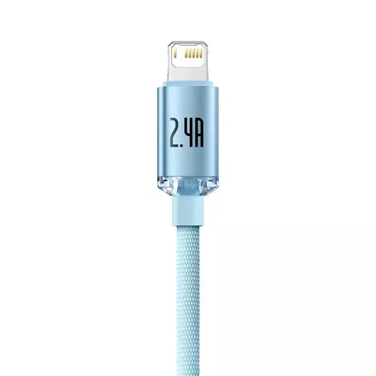 Baseus Cable USB – Lightning 2,4A /1,2m blue (CAJY001103)