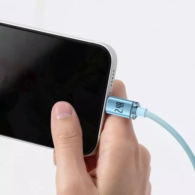 Baseus Cable USB – Lightning 2,4A /1,2m blue (CAJY001103)