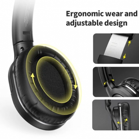 Baseus Casque sans fil D02 Pro Noir (NGTD010301)