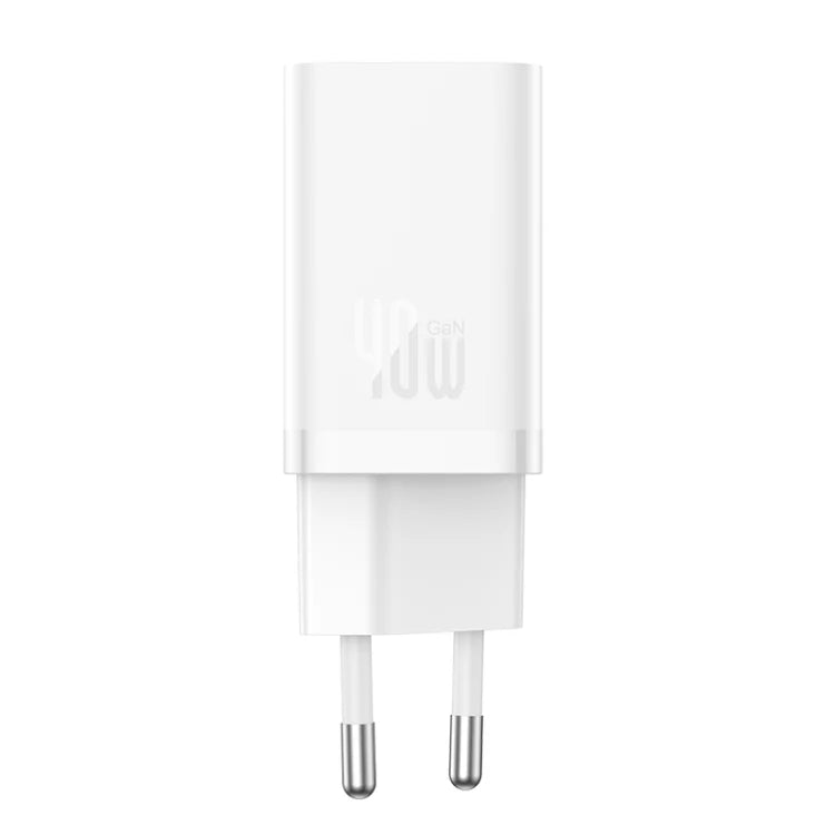 Baseus Gan5 pro Fast Charger C+C 40W EU Blanc (CCGP180102)