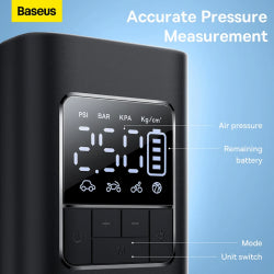 Baseus SuperMini Pro Series Gonfleur de Pneus Sans Fil 🚗- C11159300111-00