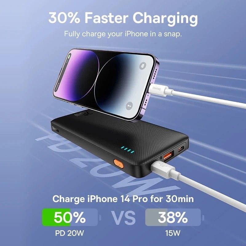 Power Bank Baseus 20000 mAh 20 W - noir – P10022804113-00