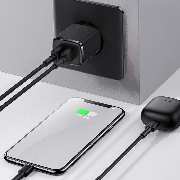 Baseus Chargeur avec 2 ports USB 10,5 W (CCXJ010201)