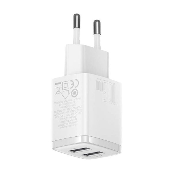 Baseus Chargeur avec 2 ports USB 10,5 W (CCXJ010202)