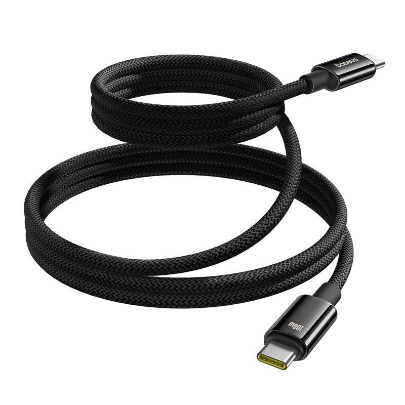Baseus Tungsten Gold Câble 100W Magnétique 1m USB-C vers USB-C – Noir – P10319805111-00