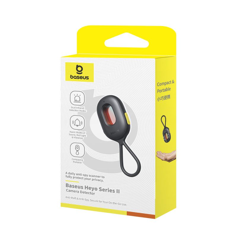 Baseus Heyo Series II Détecteur de Caméras Cachées – Noir – L60476900111-00