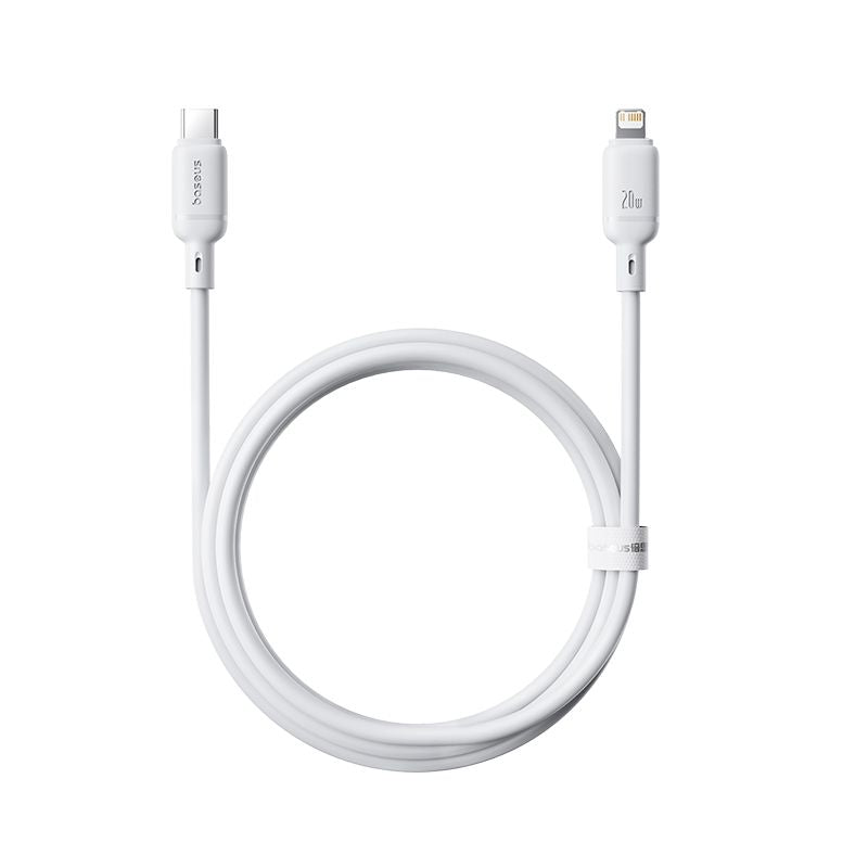 Baseus Silky Series Câble de Charge Rapide 1m USB-C vers Lightning iPhone 20W – P10377700213-00