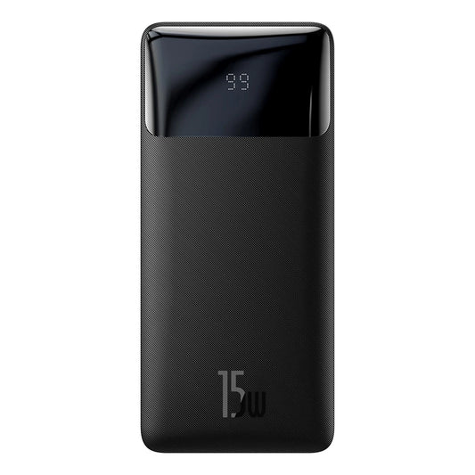 Baseus Power Bank 20000mAh 15W blanc+ USB-A – Câble Micro USB 0,25m Noir- PPBD050101