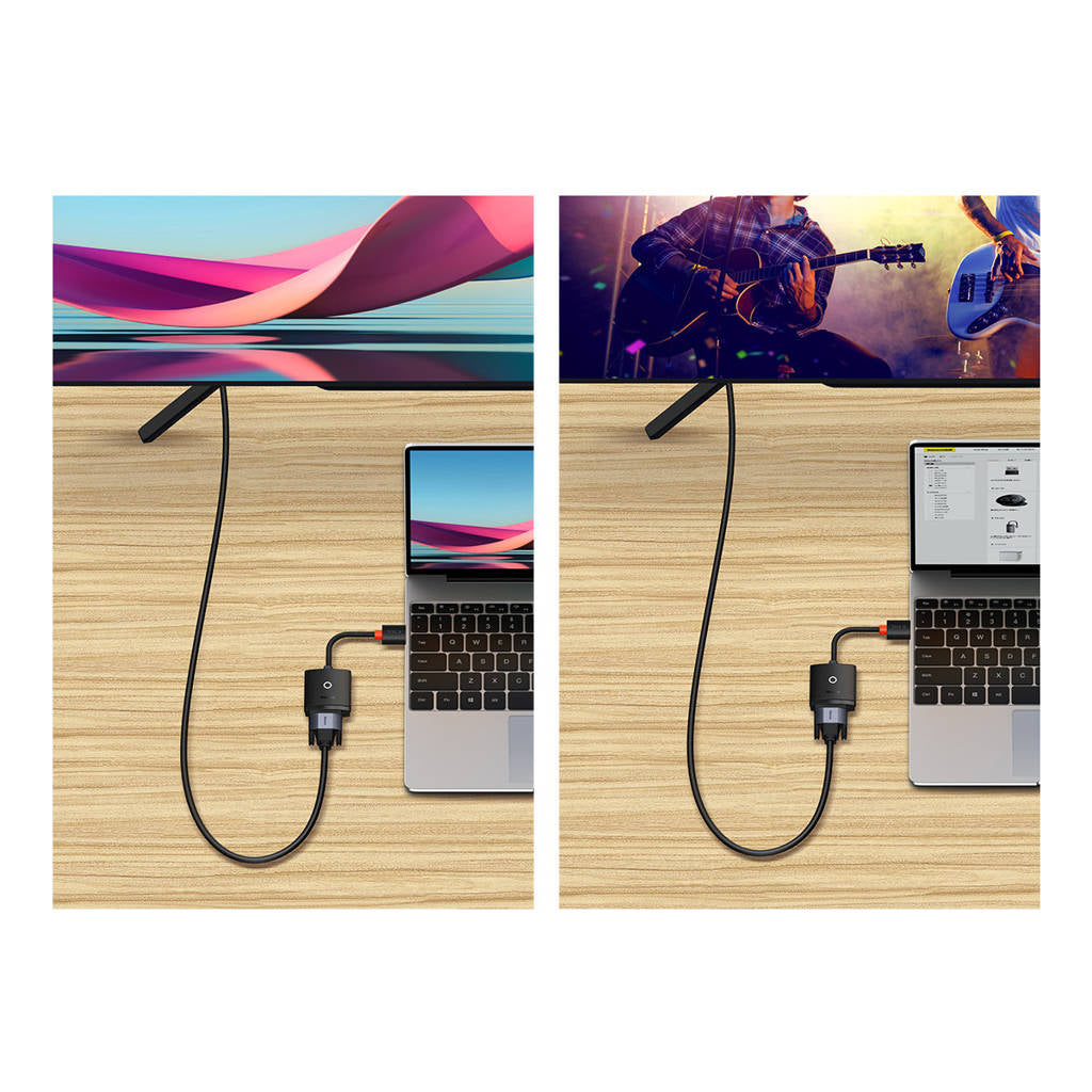 L'adaptateur Baseus HDMI vers VGA Noir (WKQX010001)
