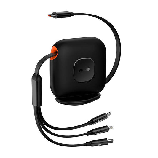 Cable Baseus 3-in-1 TYPE-C to USB-C / Lightning / Micro 100W 1.7m -Black-caqy000001