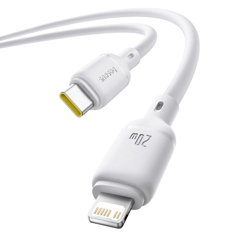 Baseus Silky Series Câble de Charge Rapide 2m USB-C vers Lightning iPhon 20W – P10377700213-01