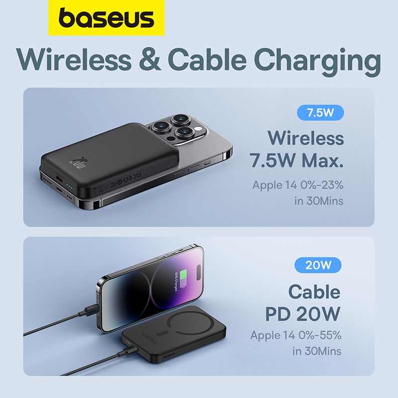 Magnetic Mini Wireless Charge Power Bank 20W 5000mAh（Overseas Edition - P10022107113-00