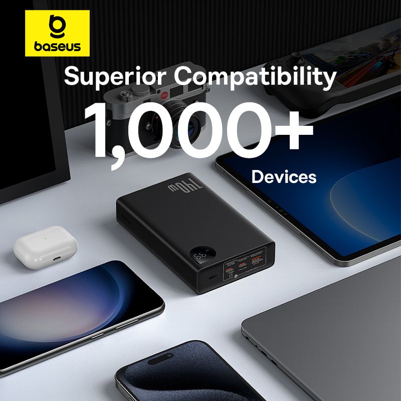 Baseus Adaman Power Bank 140W Charge Rapide 22800mAh avec Écran Digital – P10021508113-00
