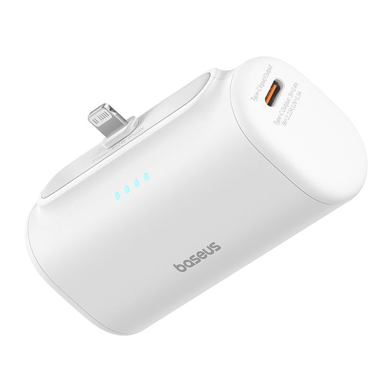 Baseus Compact Power Bank iPhone Edition 20W Charge Rapide 5000mAh – Blanc – P10068307213-00