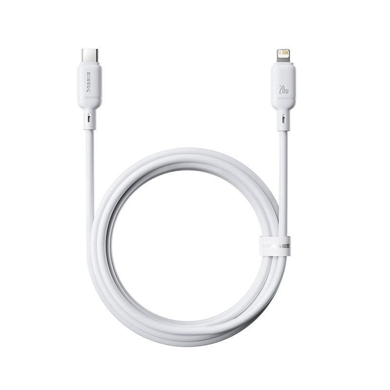 Baseus Silky Series Câble de Charge Rapide 2m USB-C vers Lightning iPhon 20W – P10377700213-01