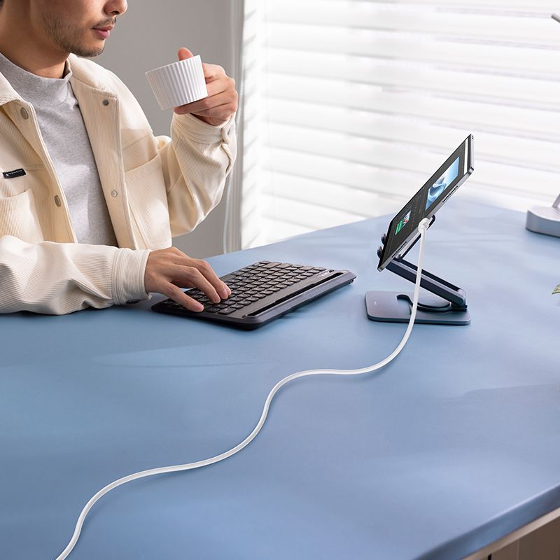 Baseus Silky Series Câble de Charge Rapide 1m USB-C vers Lightning iPhone 20W – P10377700213-00
