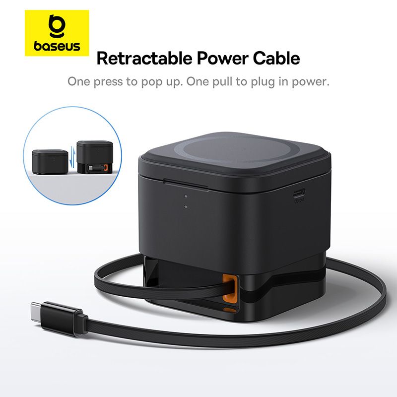 Baseus MagPro Chargeur Sans Fil Magnétique 2 en 1 - 25W + MagPro E-Watch 2.5W- P10264100123-01
