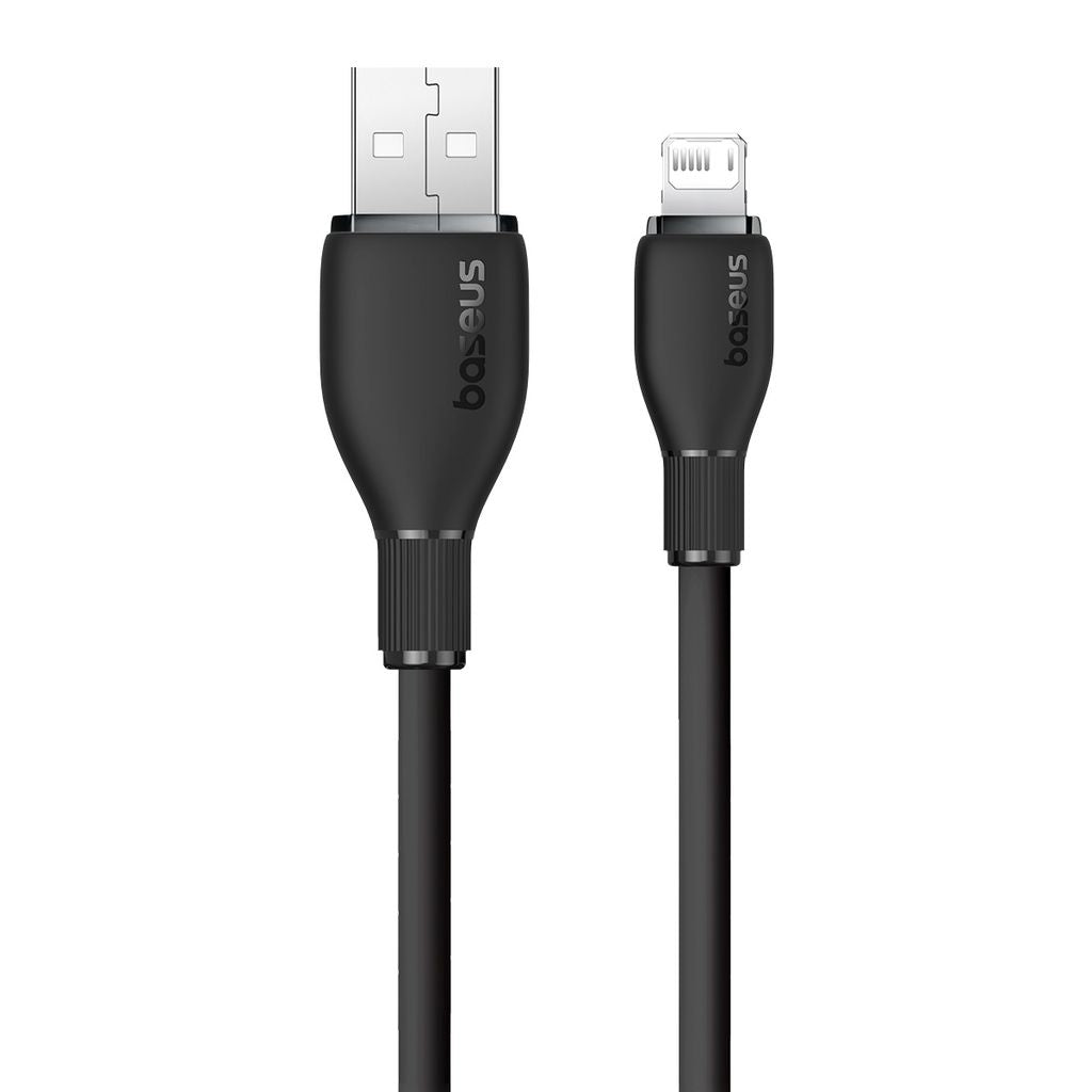 Baseus Pudding Series Câble de Charge 1.2m USB vers Lightning 2.4A –  ( P10355700111-B1 )