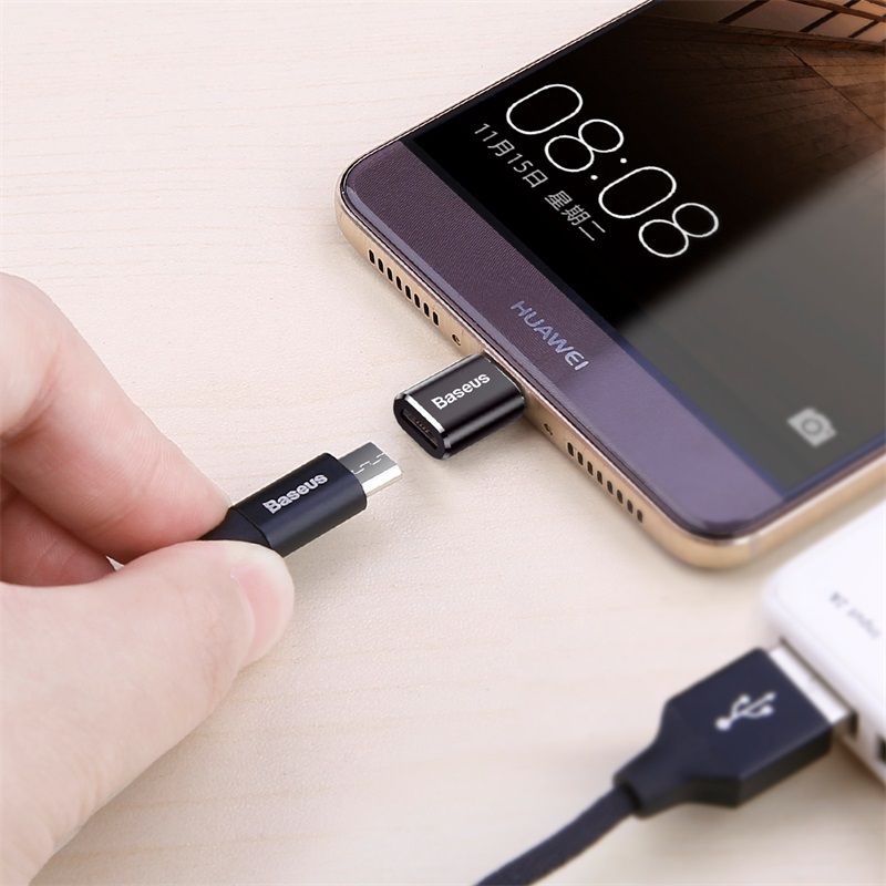 Baseus Adaptateur De Type-C Vers Micro interface – CAMOTG-01