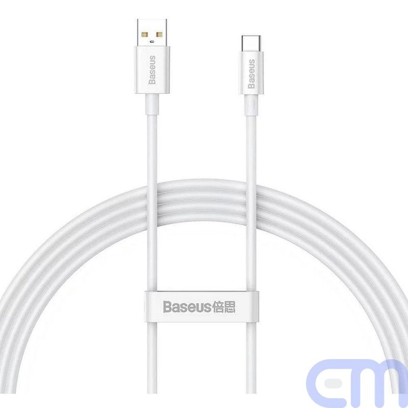 Baseus Câble USB vers Type-C 100W / 1,5M Blanc (P10320102214-02)