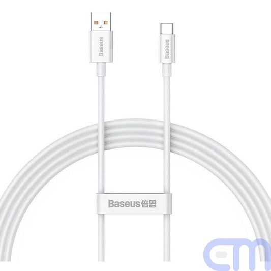 Baseus Câble USB vers Type-C 100W / 1,5M Blanc (P10320102214-02)