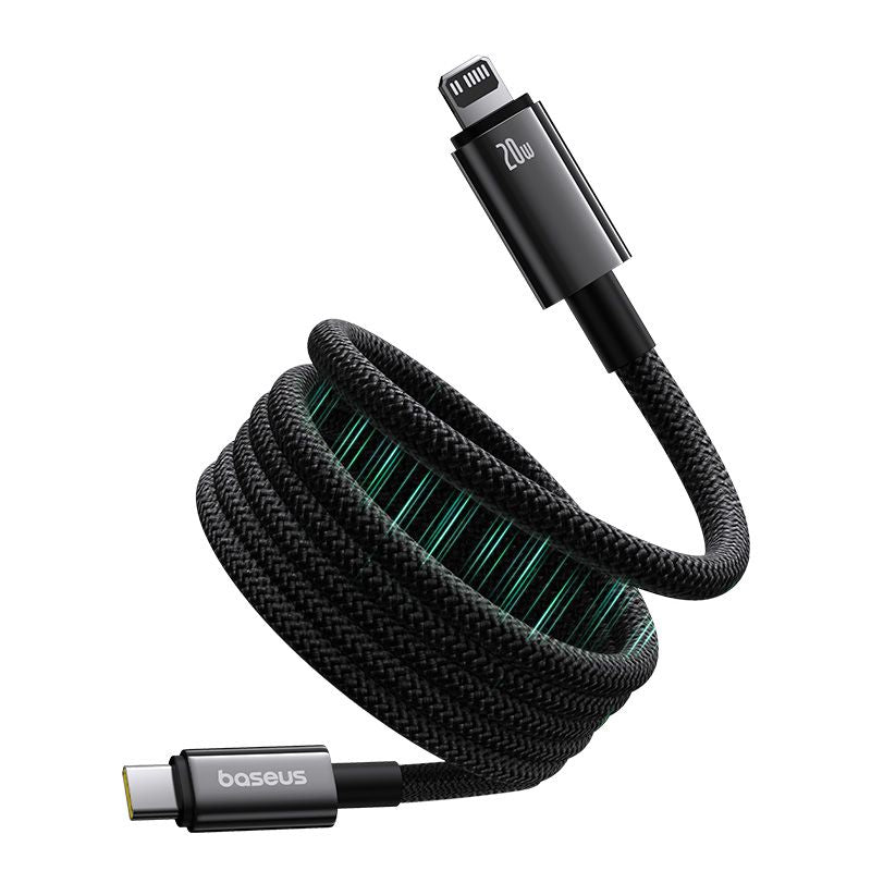 Baseus Câble 20W Magnétique 1m USB-C vers Lightning iPhone – P10319805111-01