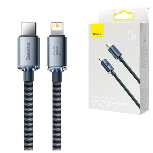 Baseus Câble Type-C vers iP 20W 2m Noir (CAJY000301)