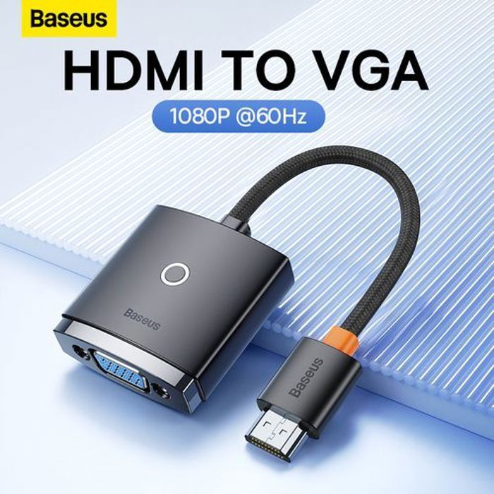 Adaptateur convertisseur Baseus HDMI - VGA (WKQX010001) noir