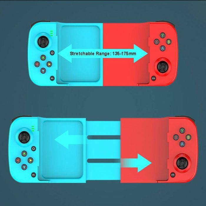 Manette de jeu Mobile BSP-D3 pour Android/IOS/PC D3, Joystick sans fil pour téléphone portable, contrôleurs de jeu extensibles
