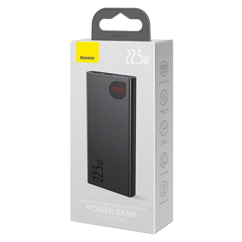 POWER BANK BASEUS ADAMAN METAL 22.5W 10000 Mah-PPAD070001
