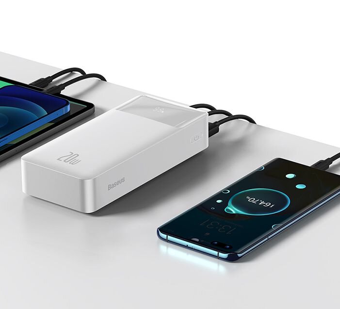 BASEUS POWER BANK 30000mAh 20W BLANC– PPBD050402