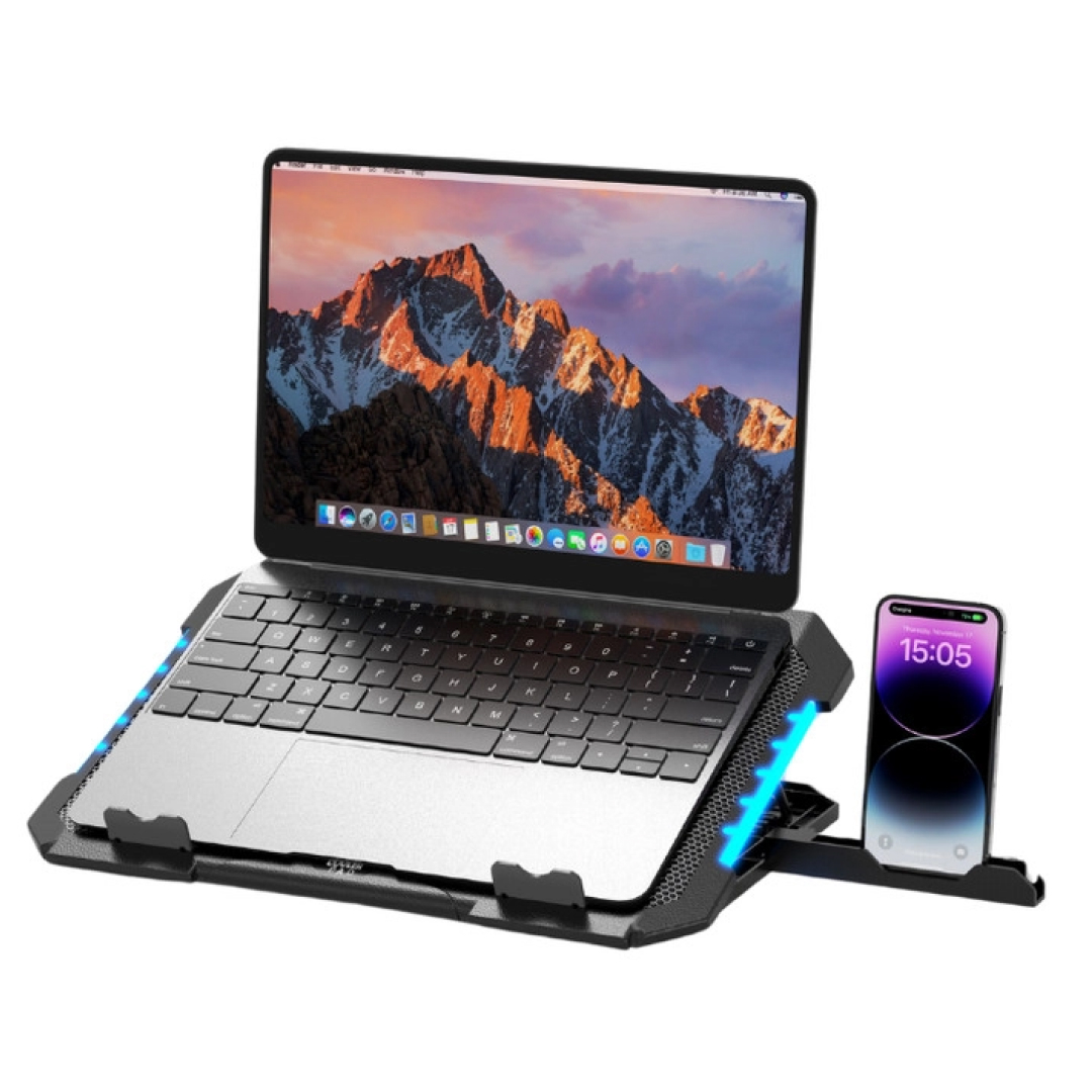 MIKUSO NCP-218 RGB – Support de Refroidissement pour PC Portable 17