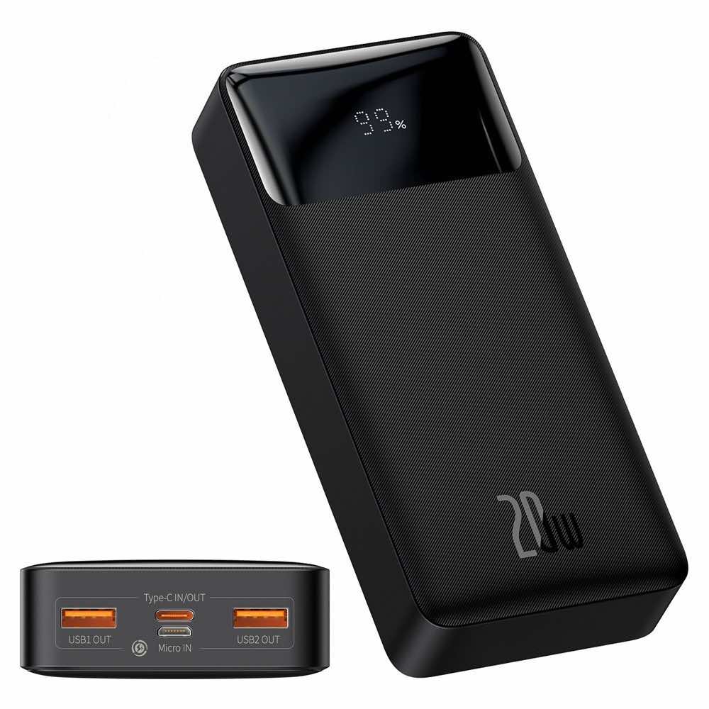 BASEUS POWER BANK 30000mAh 20W noir – PPBD050401