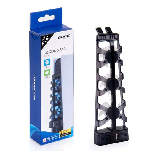 Dobe Ventilateur de refroidissement console PS5, refroidisseur jeu, contrôle intelligent la température