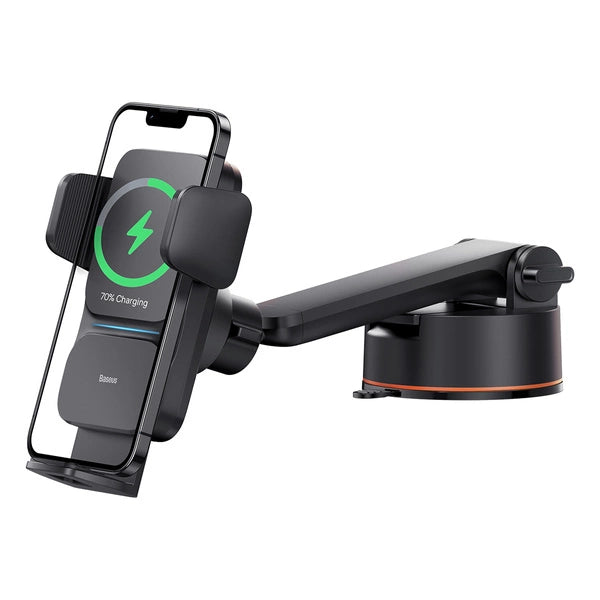 Baseus Chargeur sans fil pour support de voiture à alignement automatique 15W Noir (1-CGZX000101)