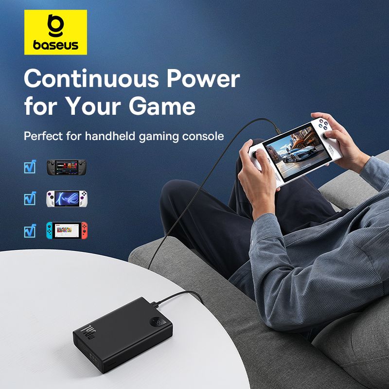 Baseus Adaman Power Bank 140W Charge Rapide 22800mAh avec Écran Digital – P10021508113-00