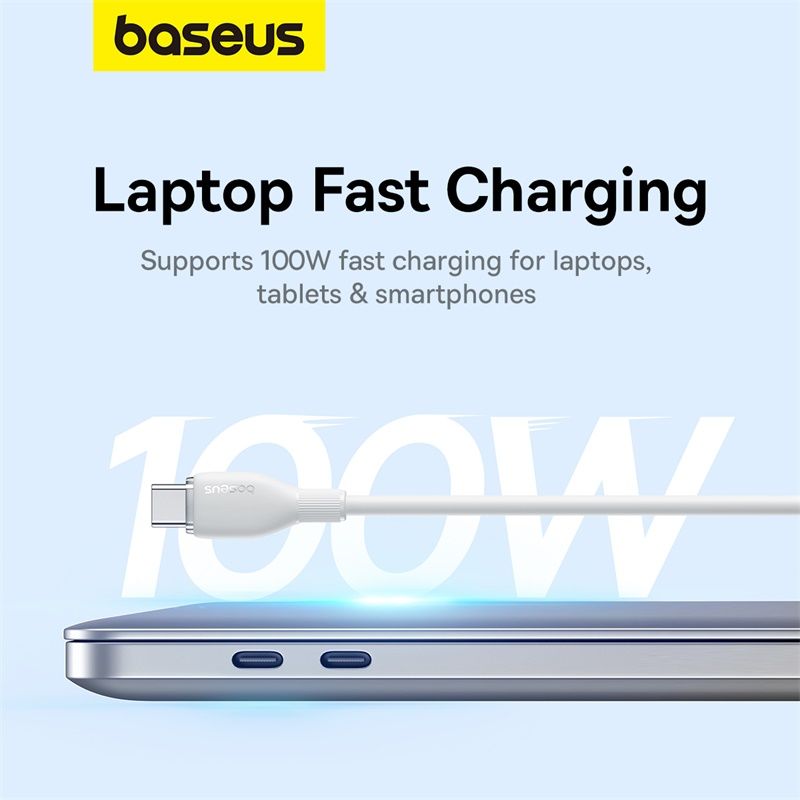 Baseus Pudding Series Câble de Charge Rapide 100W Type C 1.2m – P10355702221-B1